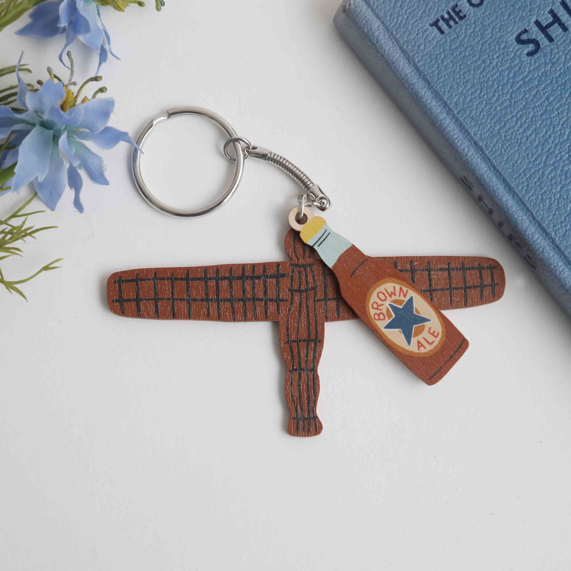 Broon Ale & Angel Keyring - For The Love Of The North
