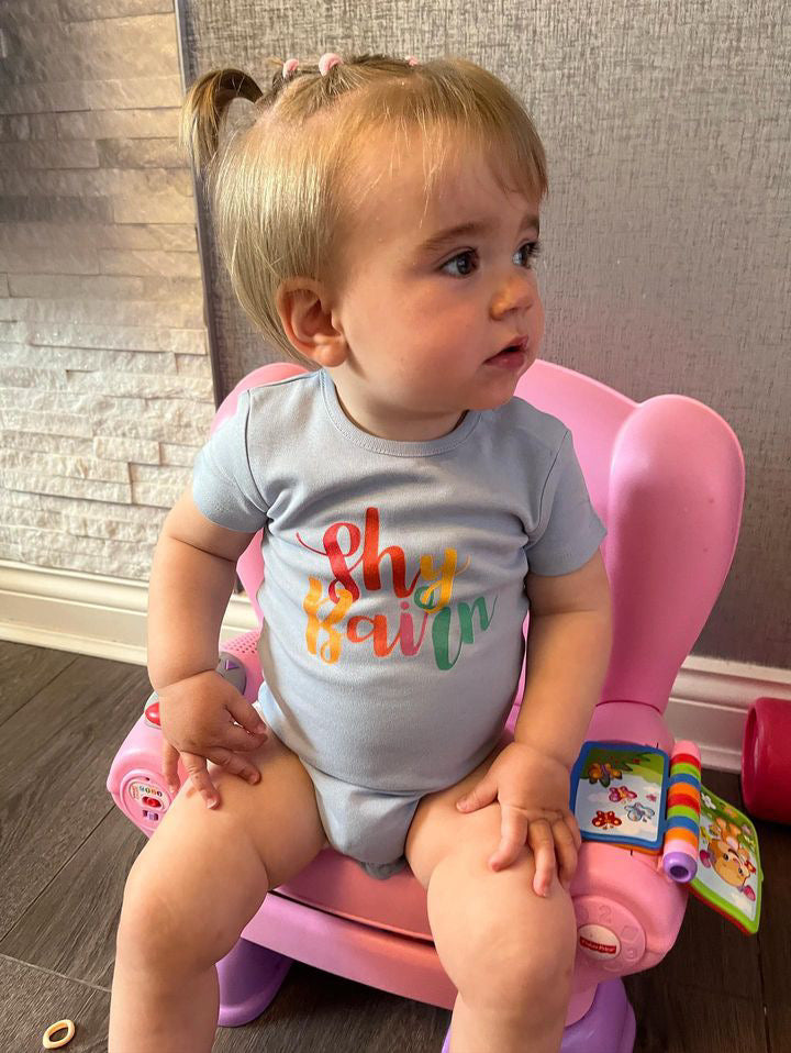 Shy Bairn Cotton Babygrow - For The Love Of The North