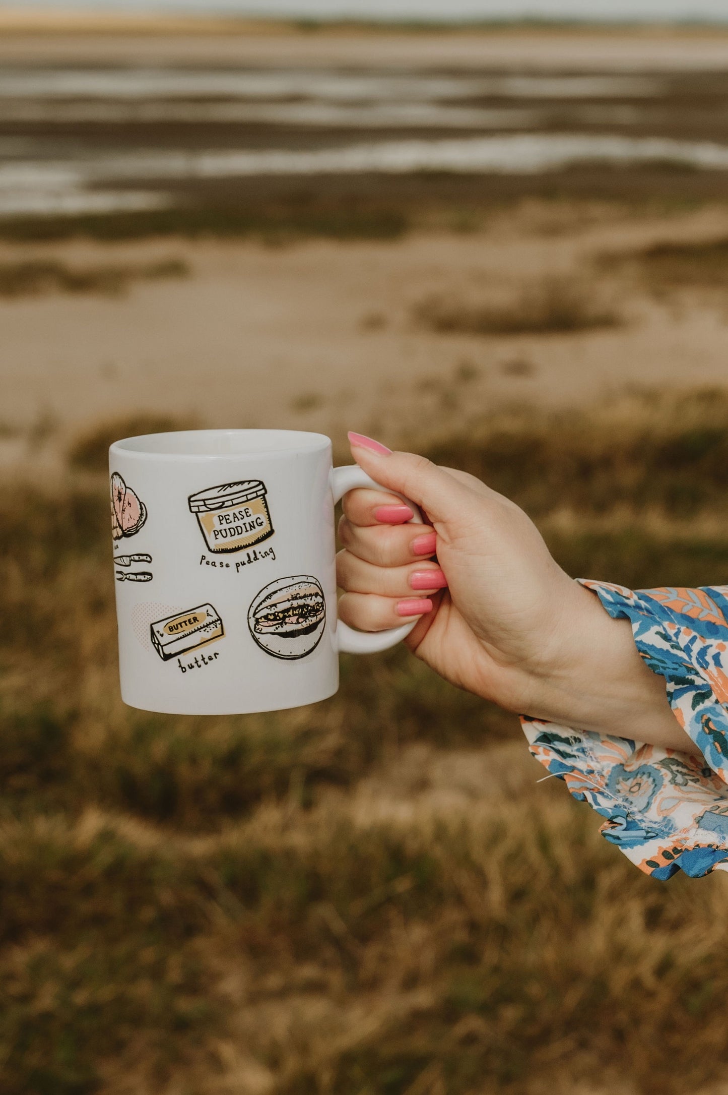 Ham and Pease Pudding Stottie Ceramic Mug
