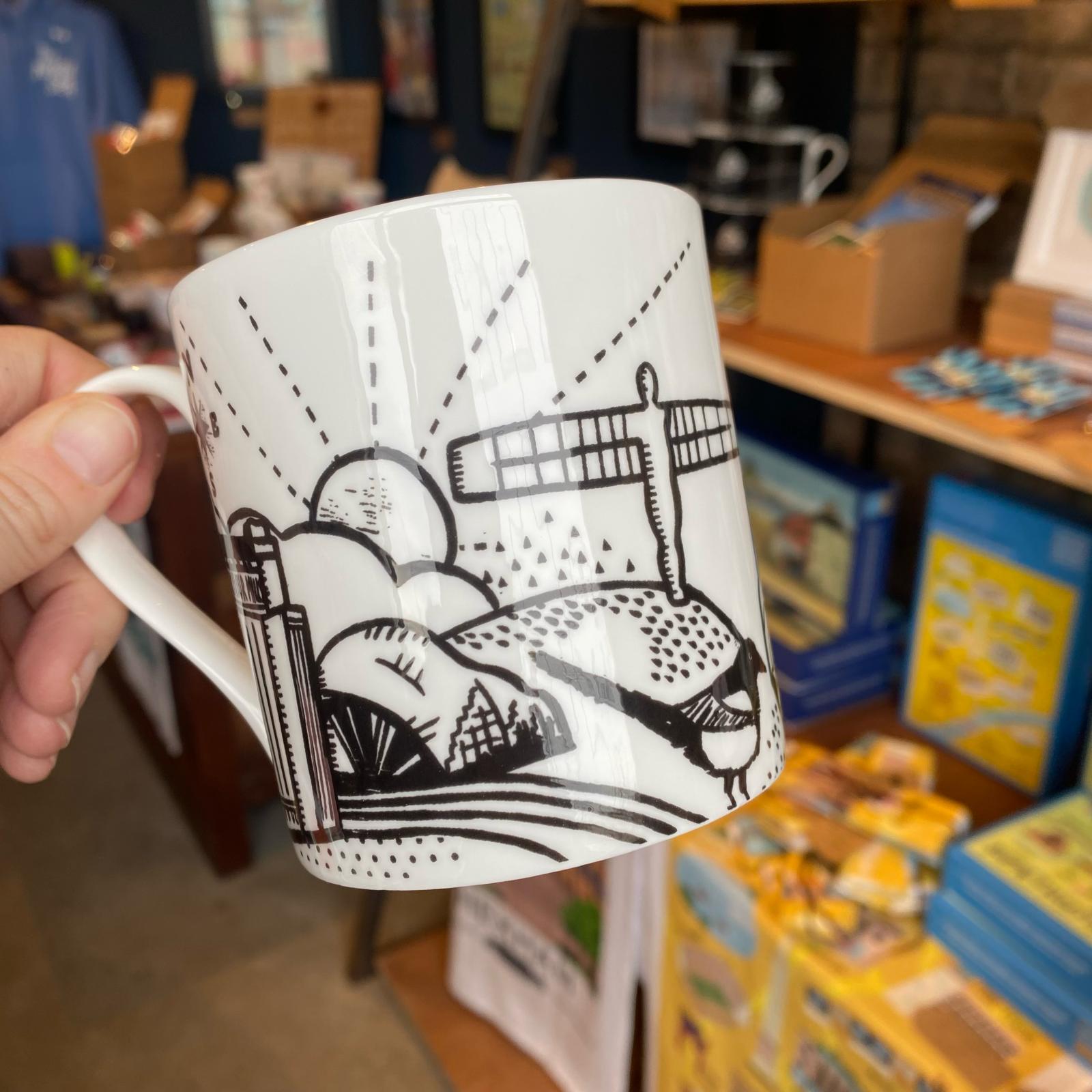 Celebrating Newcastle china mug - For The Love Of The North