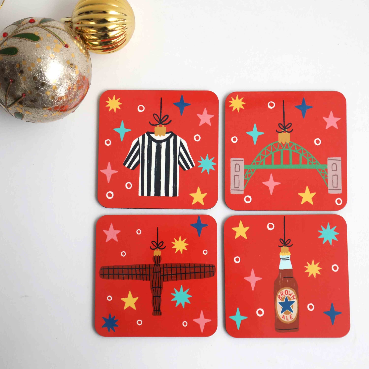 Newcastle Icons Coasters - For The Love Of The North