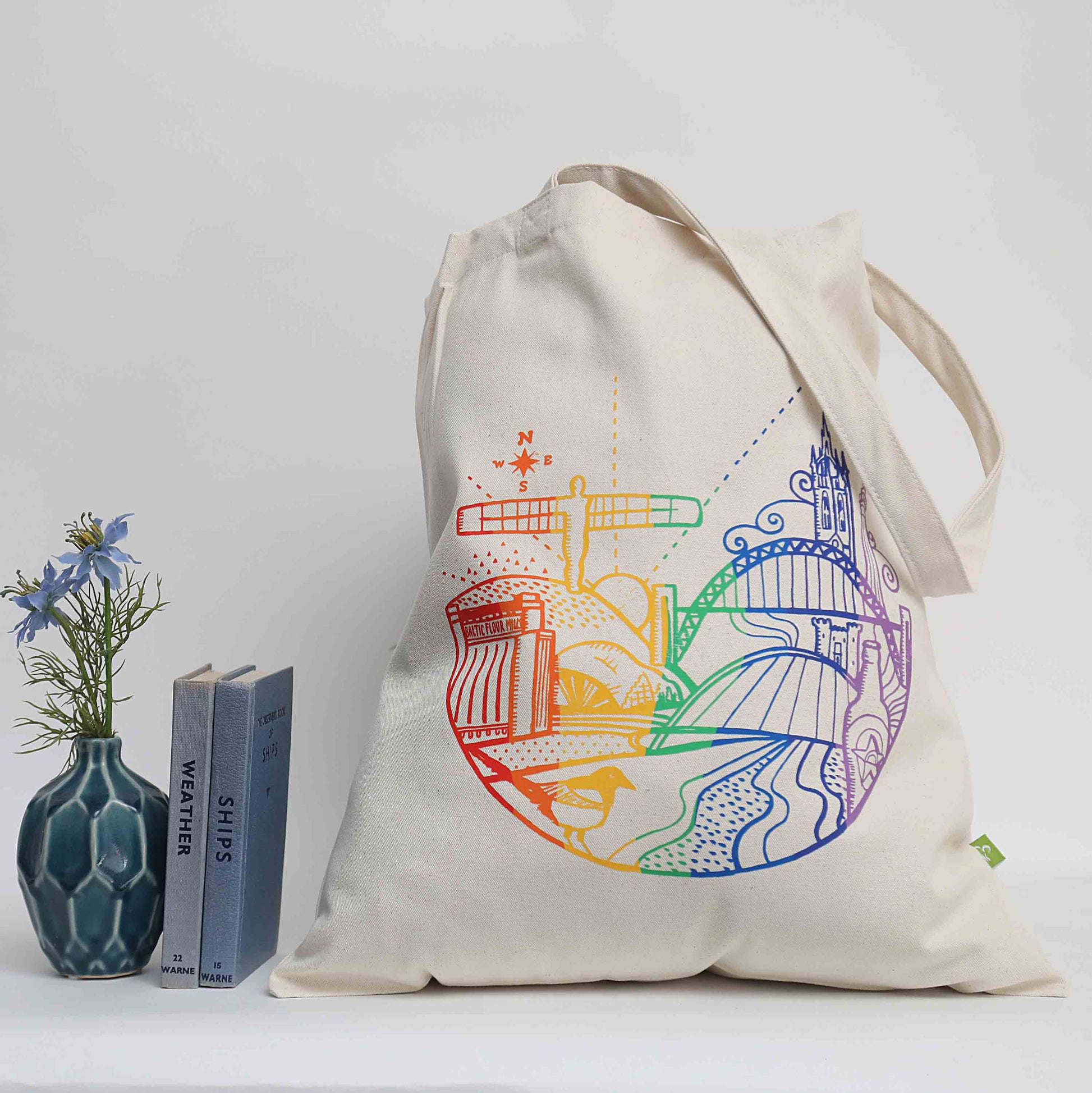 Celebrating Newcastle Eco Tote Bag - For The Love Of The North