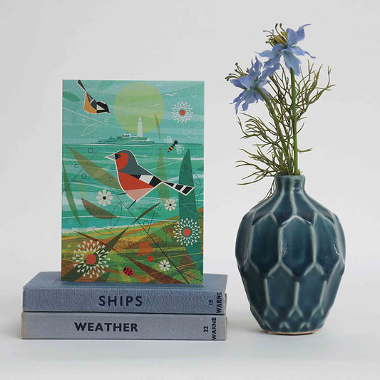 Spring at St Mary’s Lighthouse Card - For The Love Of The North