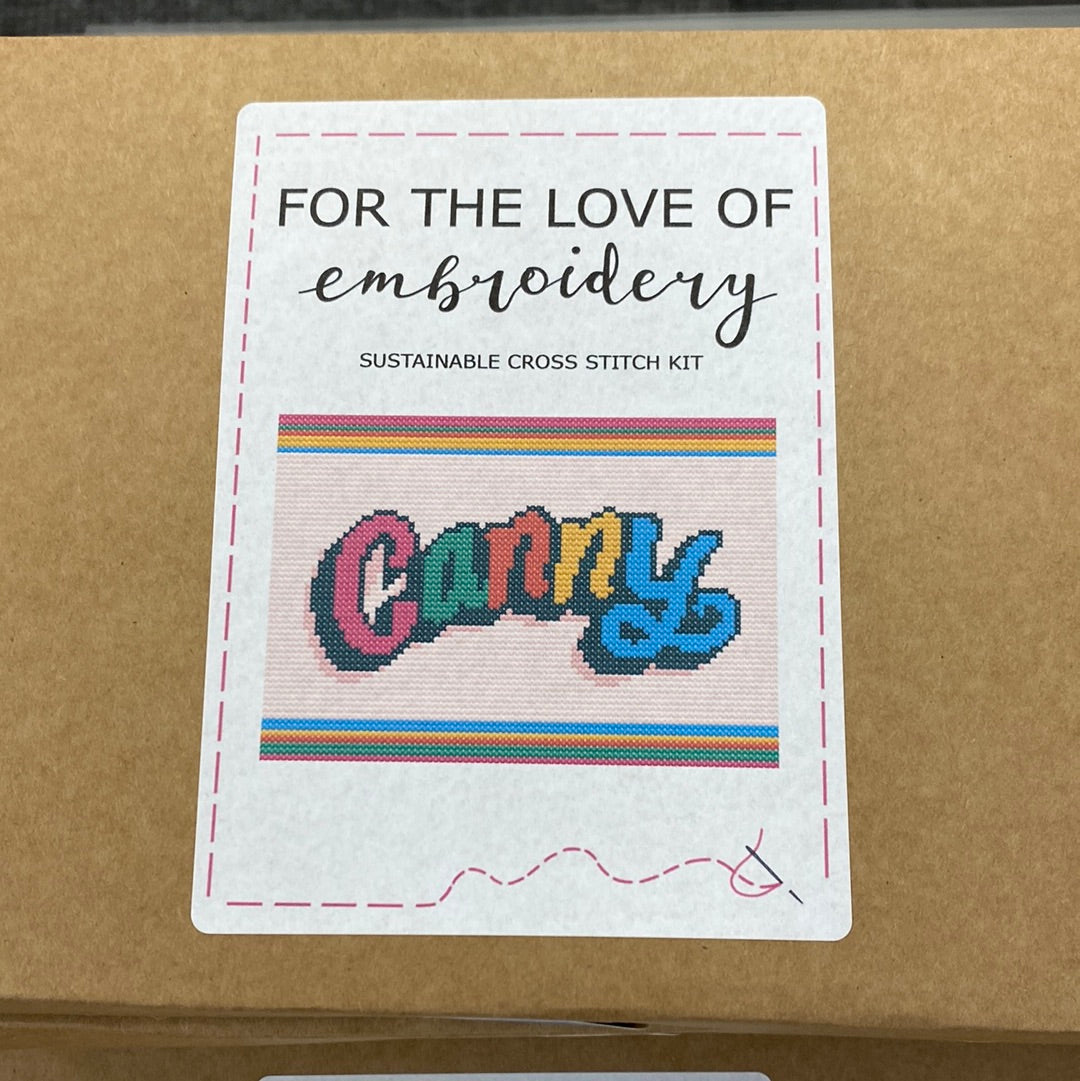 Canny Cross Stitch Kit - For The Love Of The North