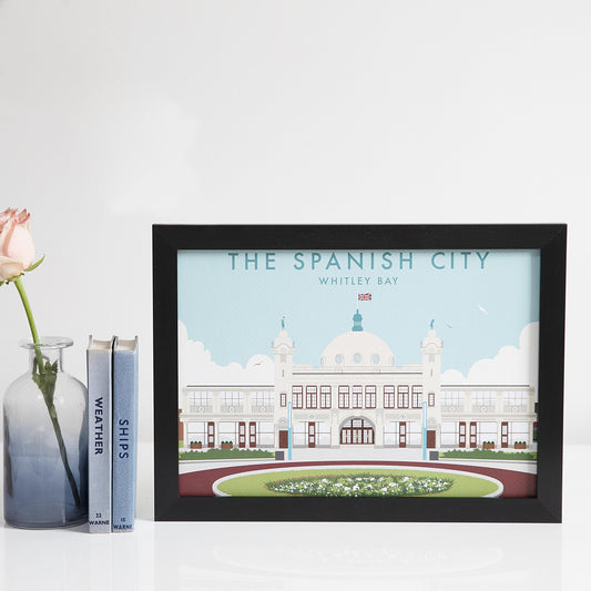 Spanish City, Whitley Bay A4 print - For The Love Of The North