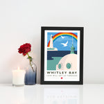 Load image into Gallery viewer, Whitley Bay Love will get us through A4 &amp; A3 unframed print