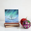 Sycamore Gap and Northern Lights card