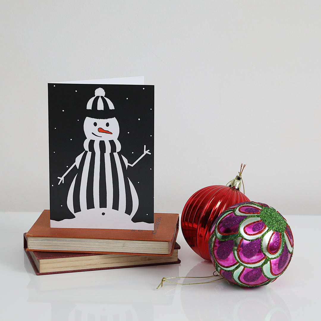 Geordie Snowman Christmas card