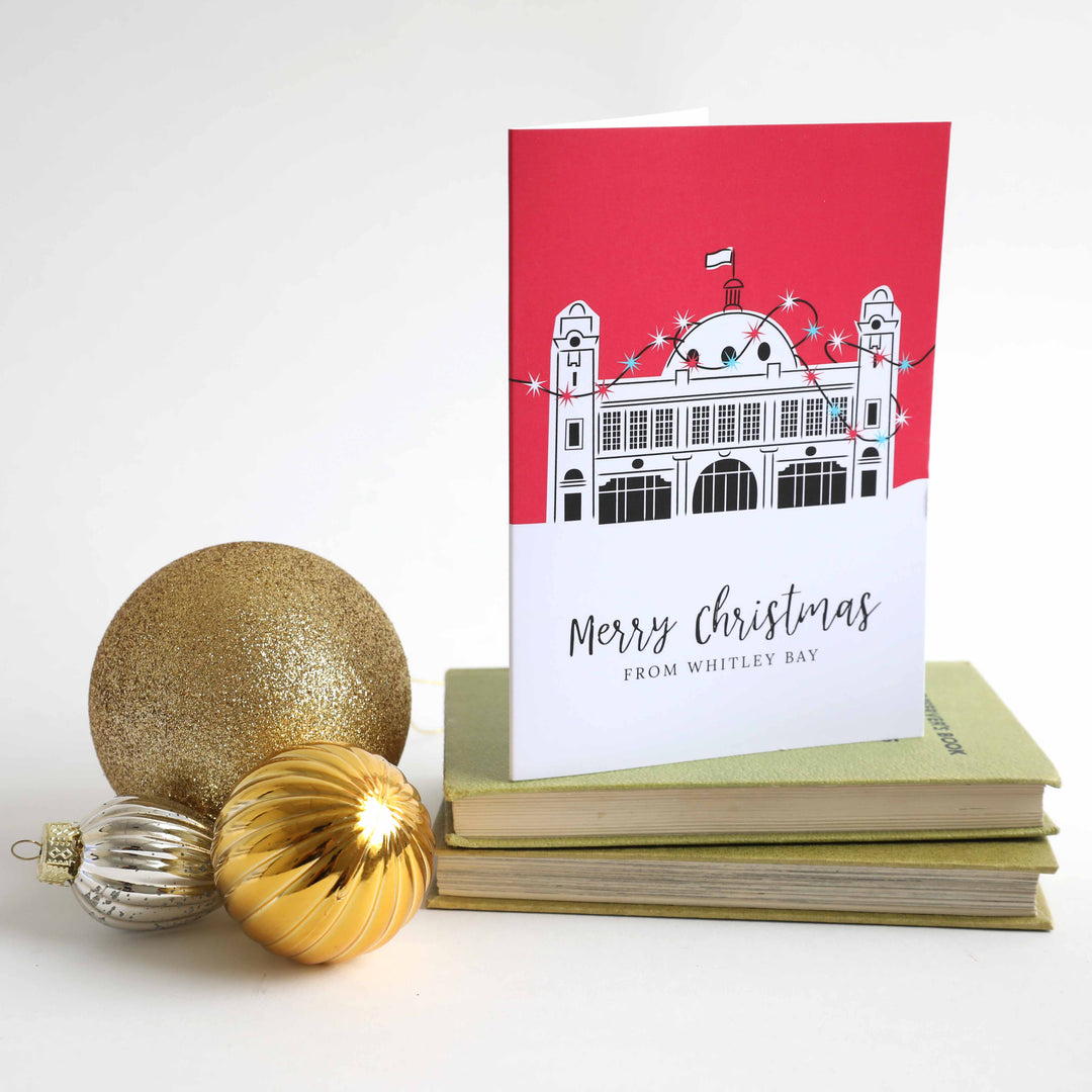 Merry Christmas From Whitley Bay card - Spanish City