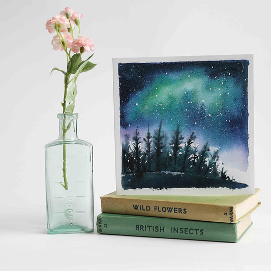 Kielder Forest & Northern Lights card - For The Love Of The North