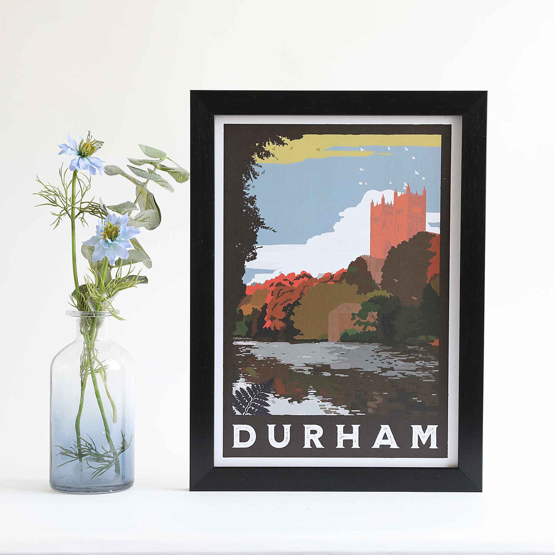 Durham A4 & A3 unframed print.