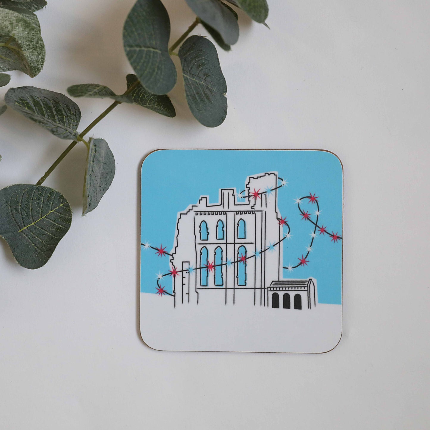 Tynemouth Priory Christmas Coaster