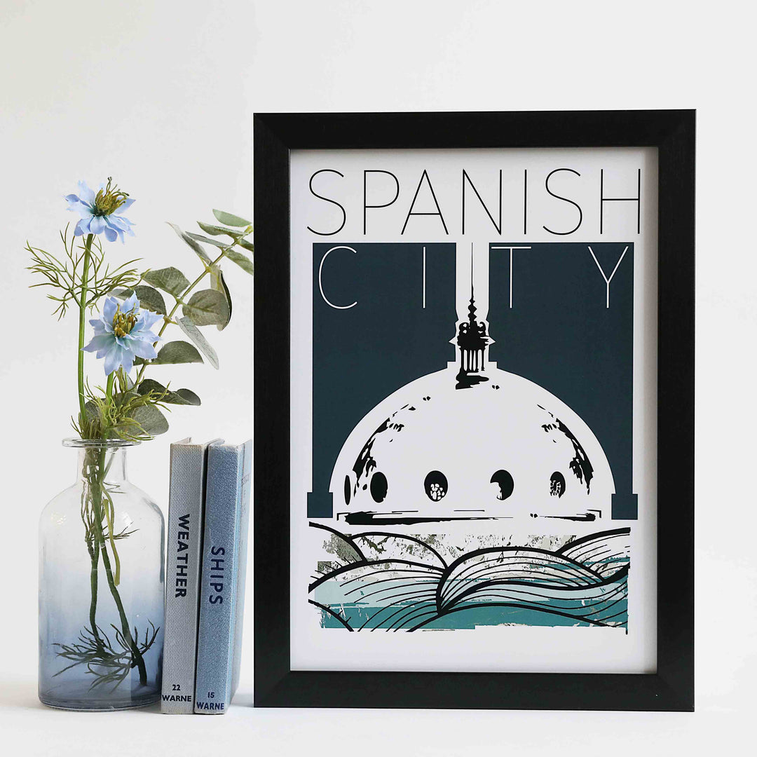 Spanish City, Whitley Bay A4 and A3 unframed print