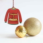 Load image into Gallery viewer, Angel of the North Christmas Jumper Decoration
