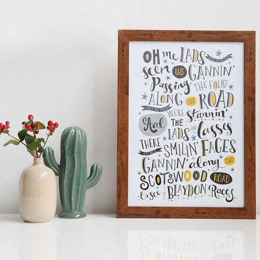 Blaydon Races Print - For The Love Of The North