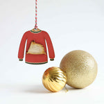 Load image into Gallery viewer, Lindisfarne, Holy Island Christmas Jumper Decoration
