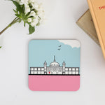 Load image into Gallery viewer, Coastal Coasters - St Mary&#39;s Lighthouse and Spanish City, Whitley Bay
