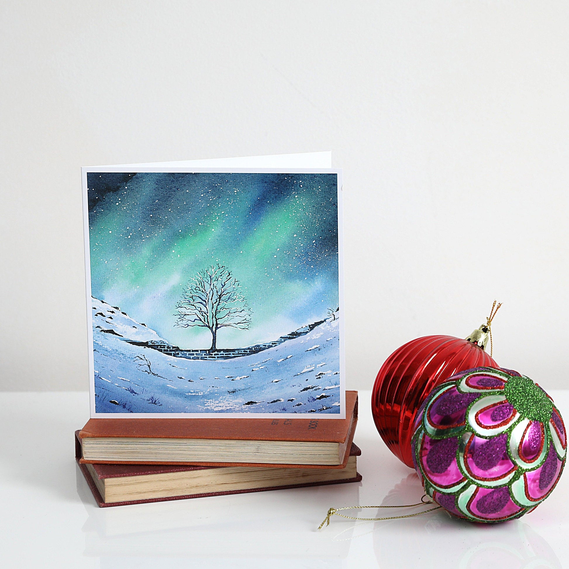 Sycamore Gap and Northern Lights card - For The Love Of The North