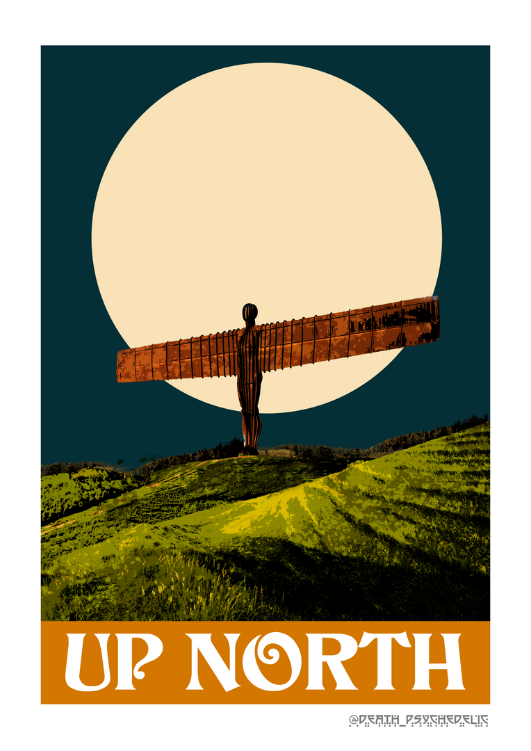 Angel Up North A4 print unframed