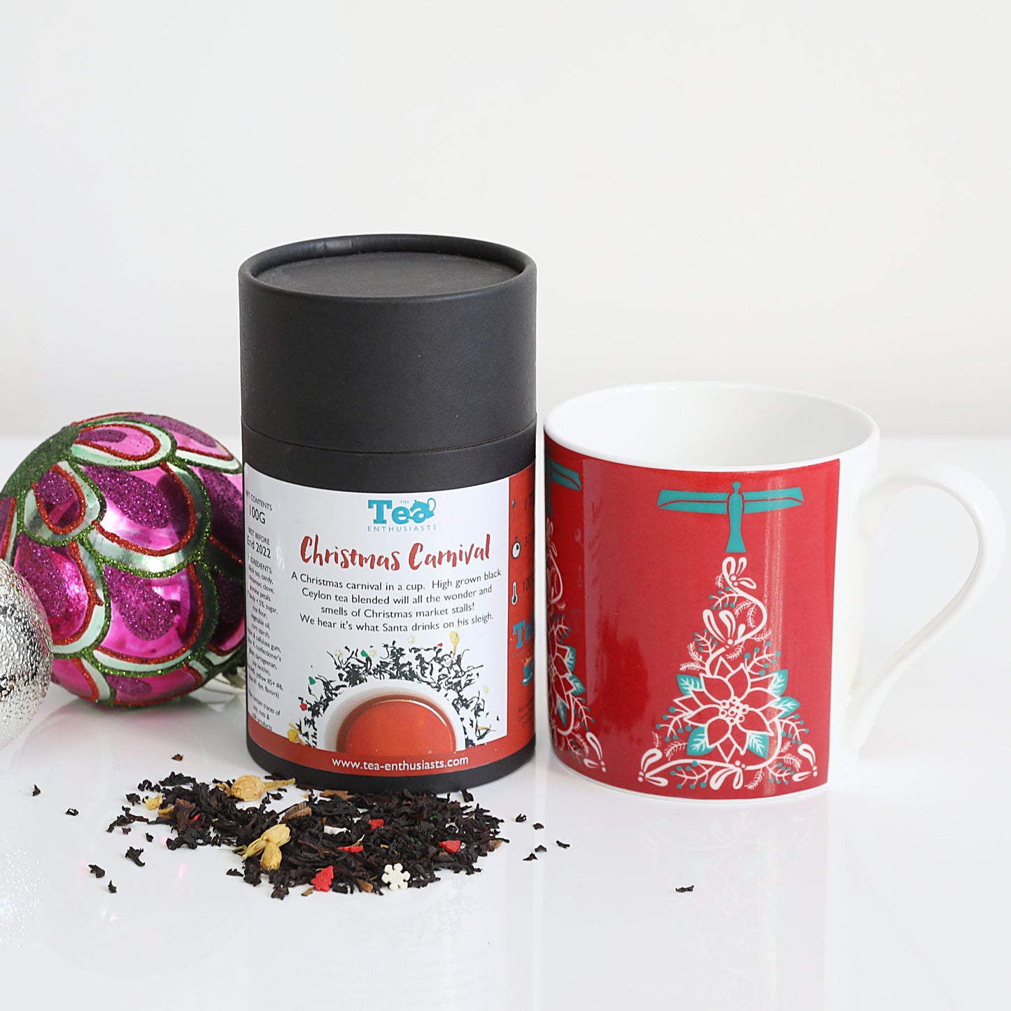 Angel of the North Christmas China Mug