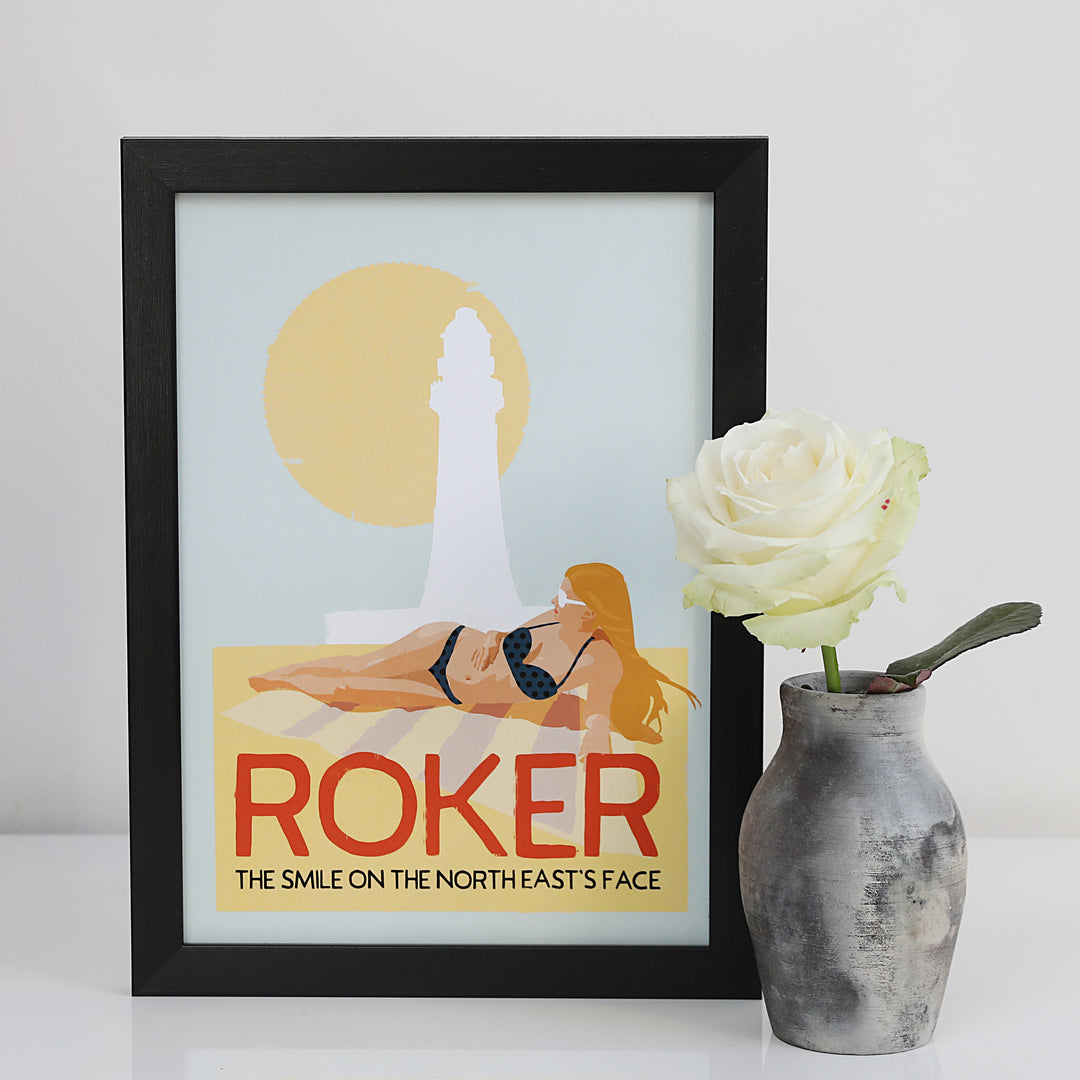 Roker, Sunderland A4 unframed print