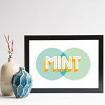 Load image into Gallery viewer, MINT unframed print - A5 / A4 / A3 available sizes.