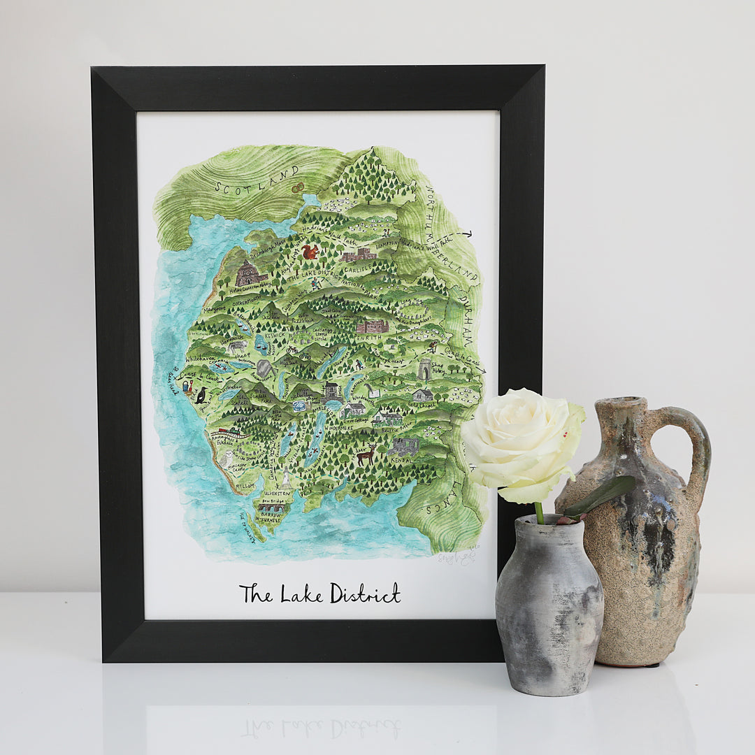 The Lake District A3 unframed print