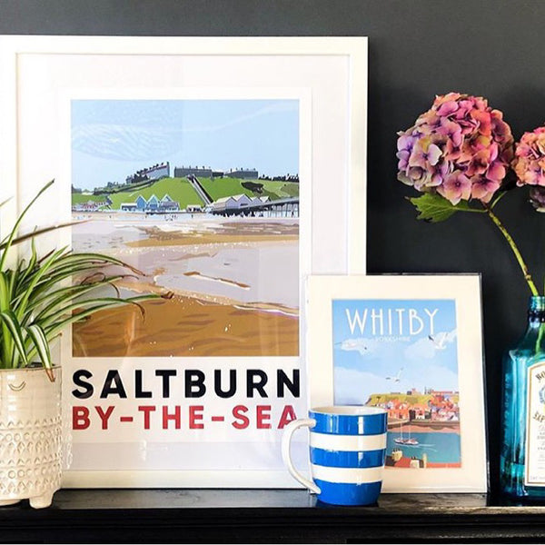 Saltburn by-the-sea unframed A3 print