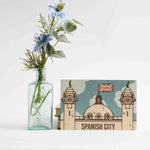 Load image into Gallery viewer, Spanish City Wooden Postcard
