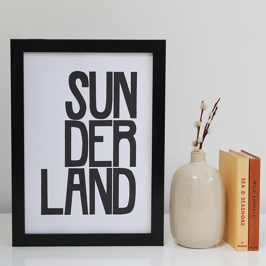 Sunderland A4 unframed print