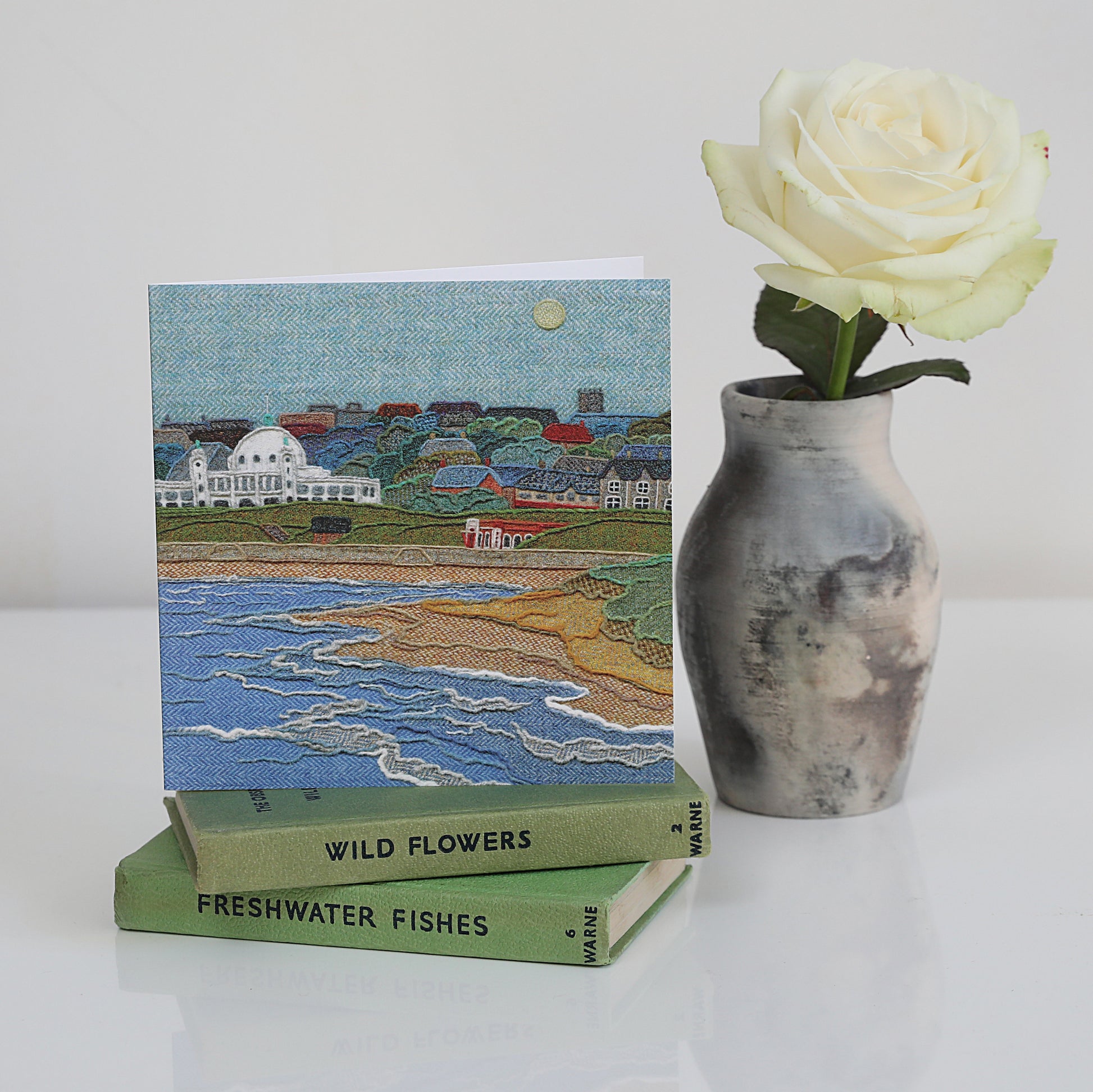 Whitley Bay Textile card - For The Love Of The North