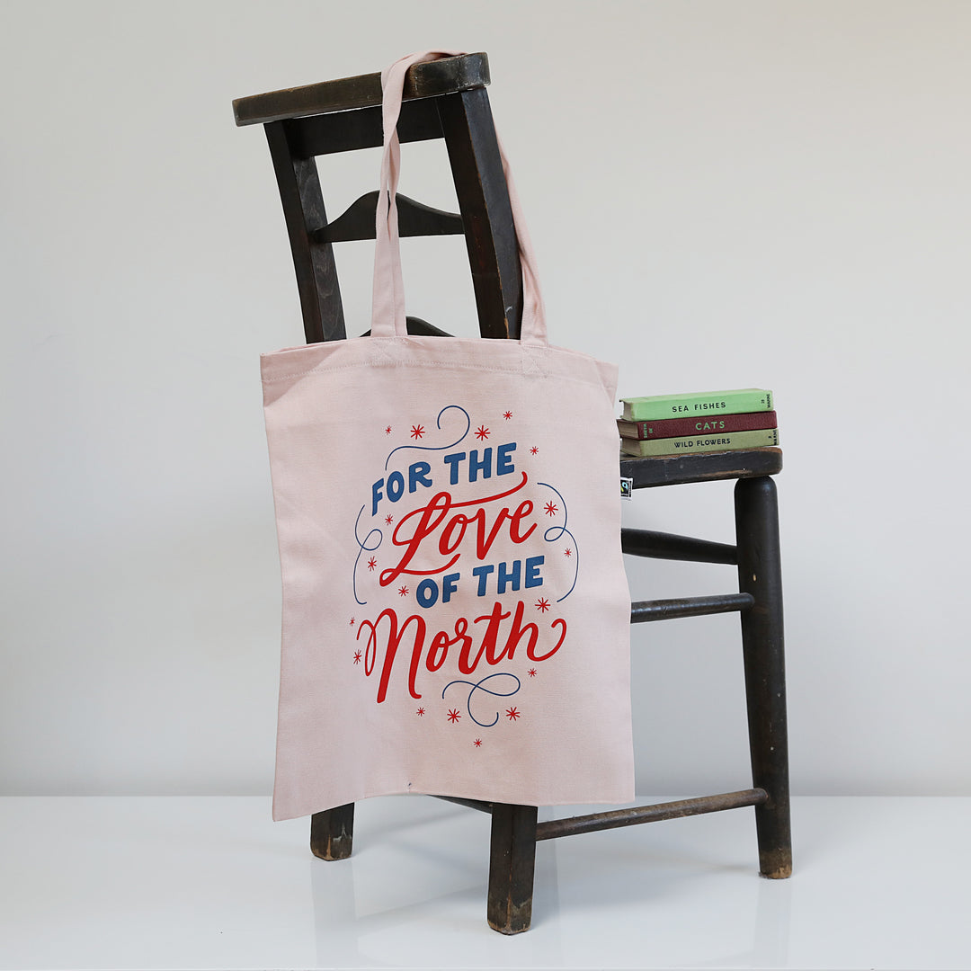 For the Love of the North Organic Tote Bag
