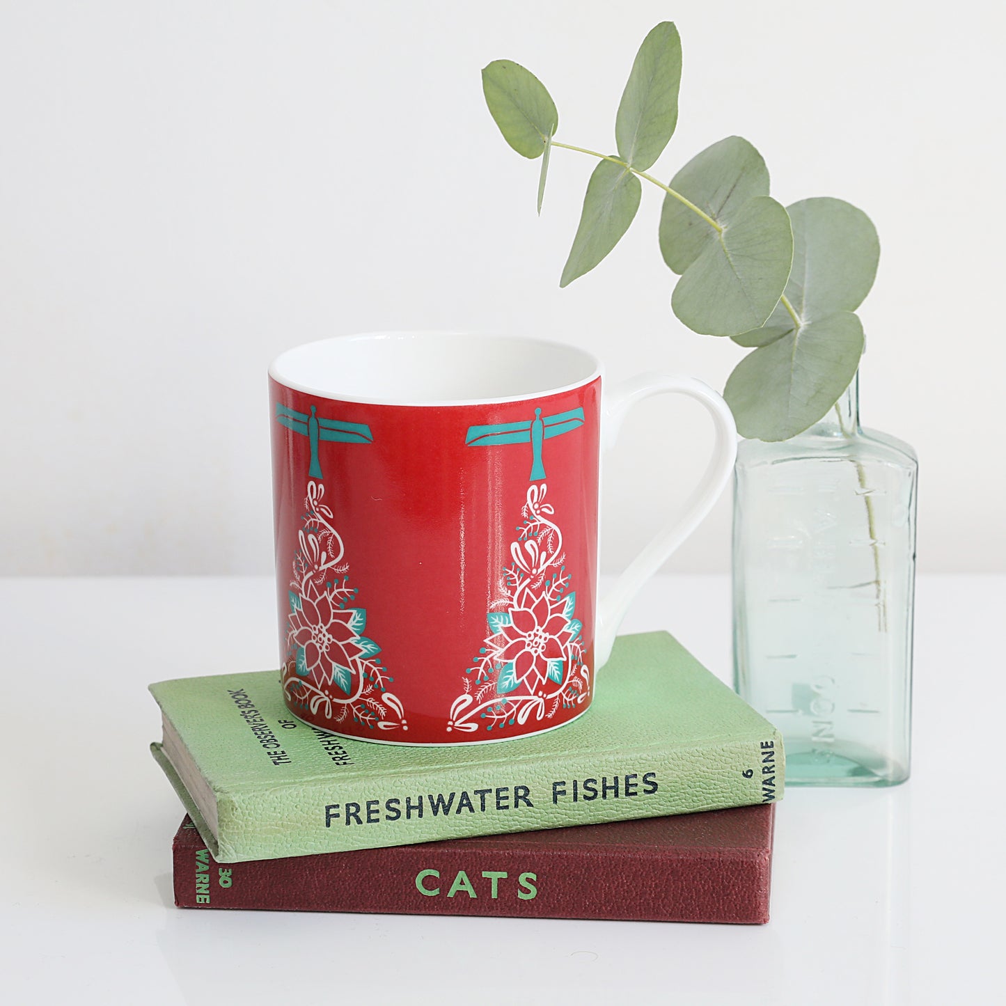 Angel of the North Christmas China Mug