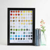The North East Coastline Artist’s Palette Print