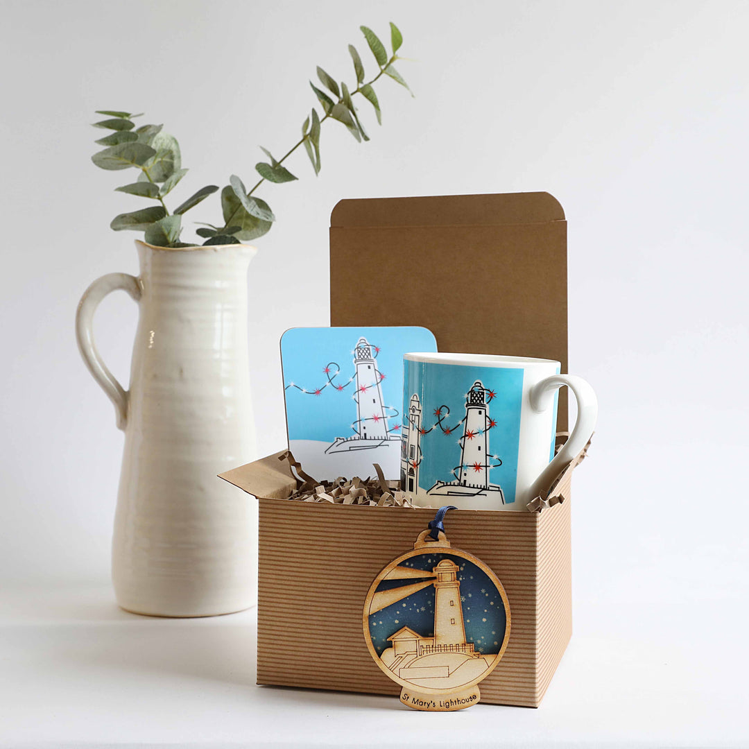St Mary’s Lighthouse Christmas Cuppa Gift Box